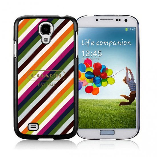 Coach Stripe Multicolor Samsung Galaxy S4 9500 AUT - Click Image to Close